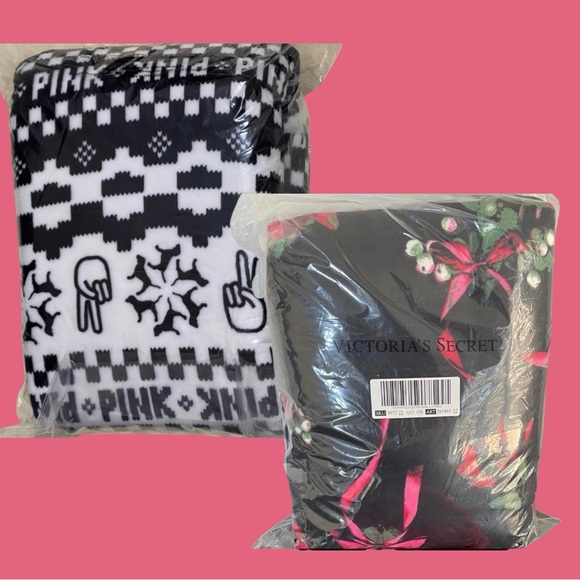 New VICTORIE’S SECRET BLANKET SET OF 2